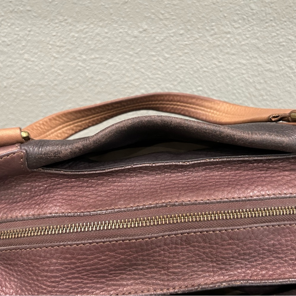 Vintage Authentic Cole Hann Leather Satchel Handbag - Picture 8 of 10